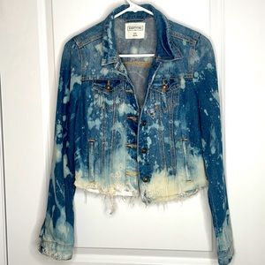 Hand Bleached Jean Jacket